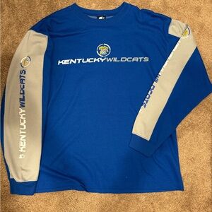 Vintage Starter Kentucky Wildcats Shirt Men’s Size Large Blue Long Sleeve